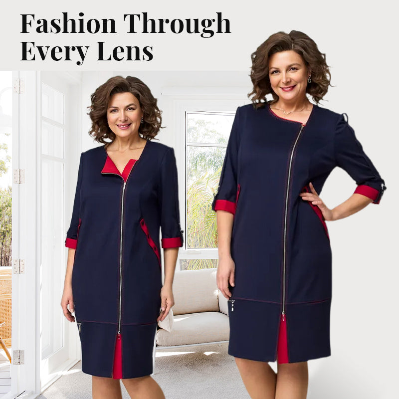🌸Spring Specials💐 Women’s Fashionable High-end Dress with Side Zipper