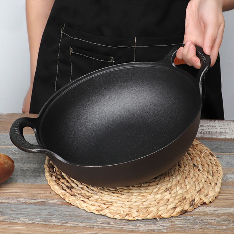 ⏳Time-limited Special⌛Cast Iron Pot Uncoated And Non Stick