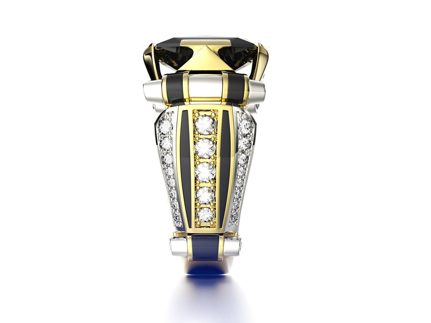 š„2025 HOT SALEš„ Heavy Duty Vintage Zirconia Wide Band Ring