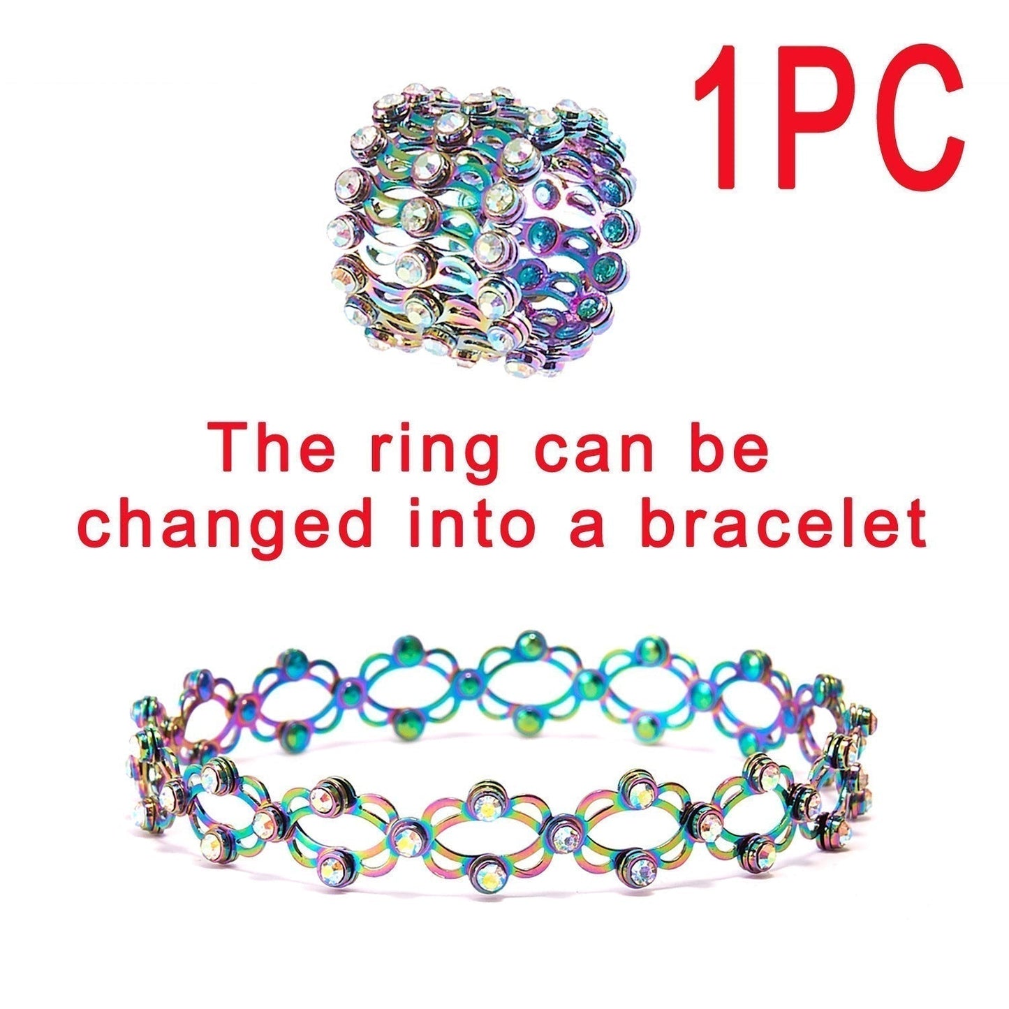 ⏳Time-limited Special⏰Magic 2 in 1 Foldable Ring Bracelet