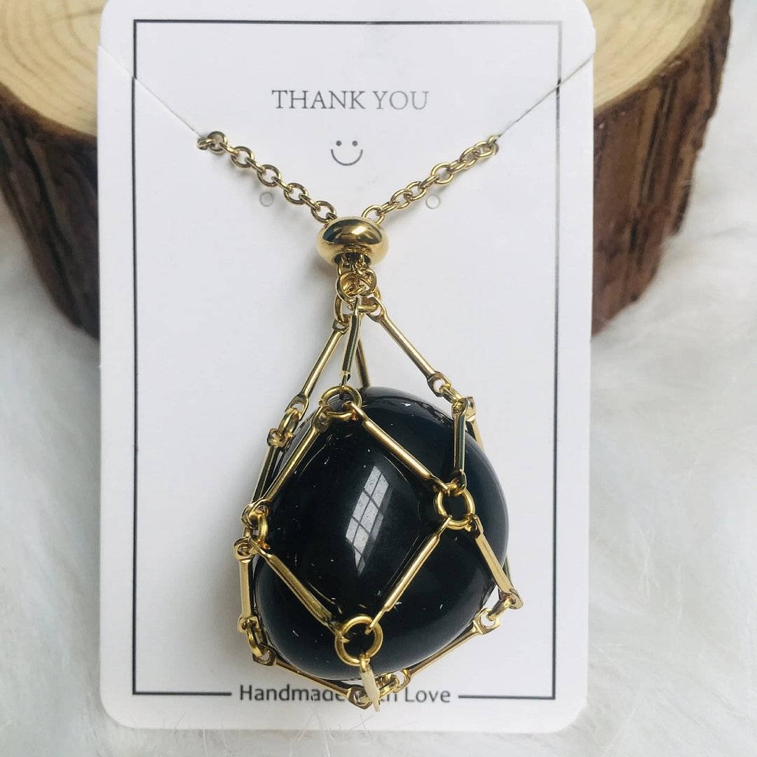 🔥2025 HOT SALE🔥 Crystal Stone Holder Necklace