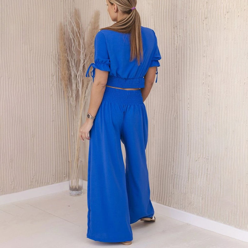 🌸Spring Specials💐 Set With Elastic Pants & Shirt