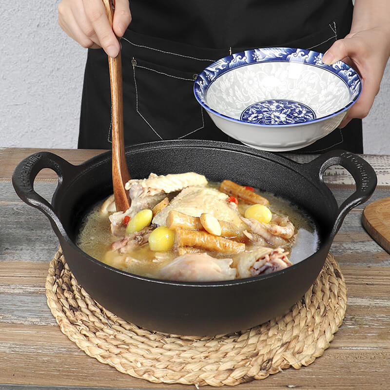 ⏳Time-limited Special⌛Cast Iron Pot Uncoated And Non Stick
