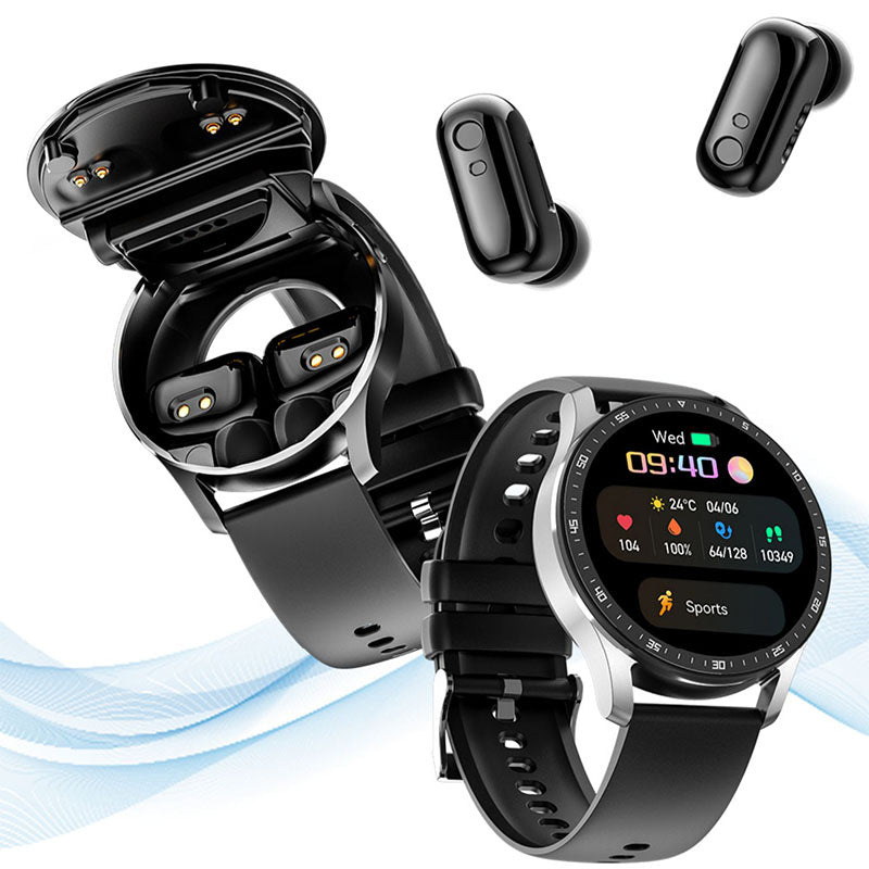 ⏳Time-limited Special⌚ 2 IN 1 SMARTWATCH WITH EARPHONES