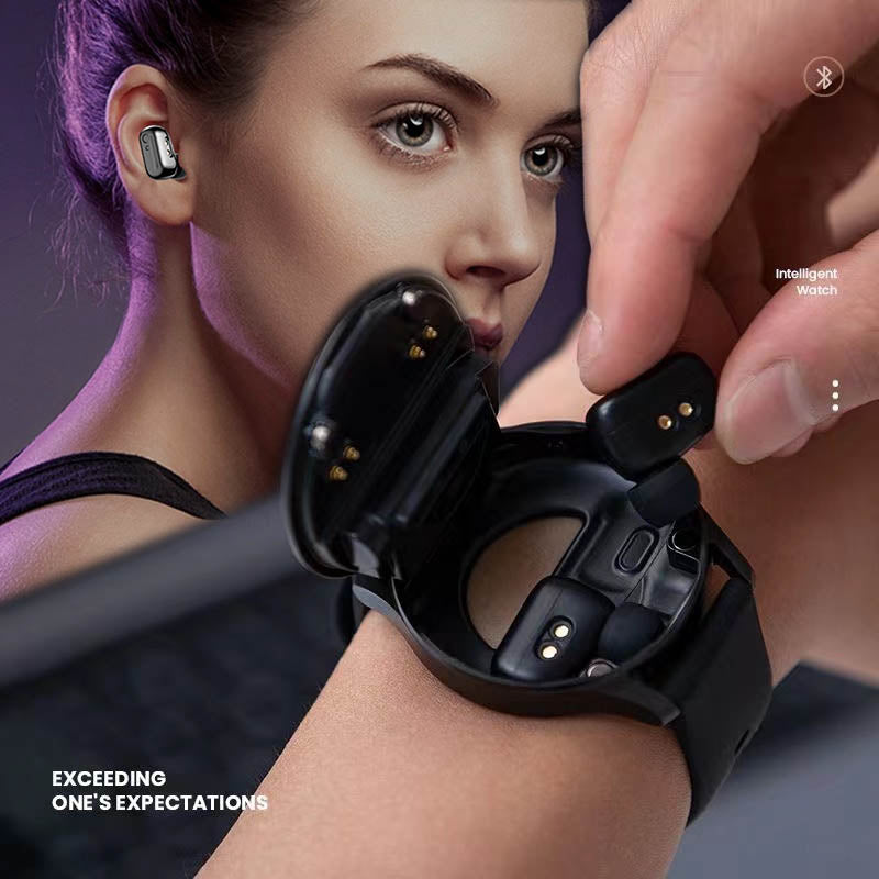 ⏳Time-limited Special⌚ 2 IN 1 SMARTWATCH WITH EARPHONES