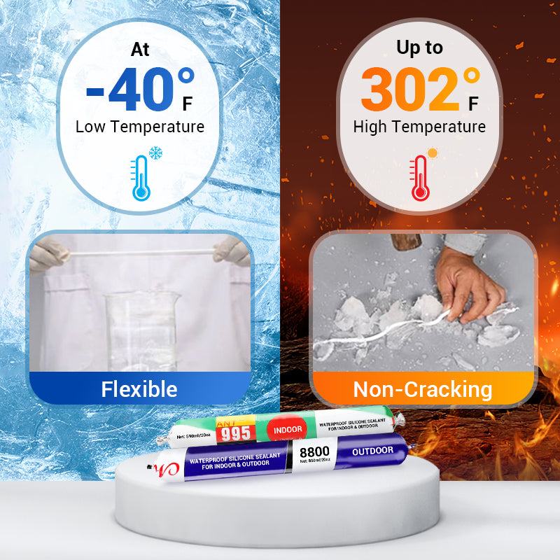 ⏳Time-limited Special⏰Waterproof Silicone Sealant for Indoor & Outdoor