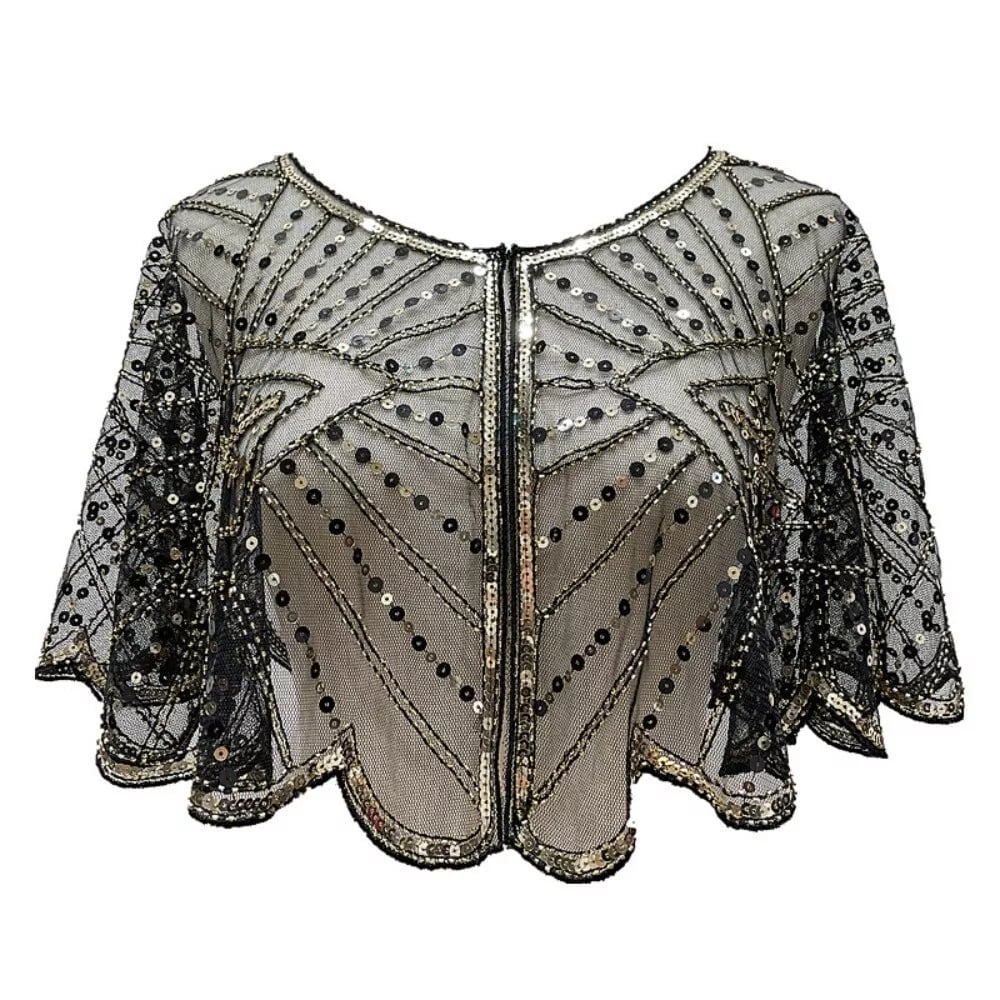 ⏳Time-limited Special⏰ Vintage Lace Beaded Shawl