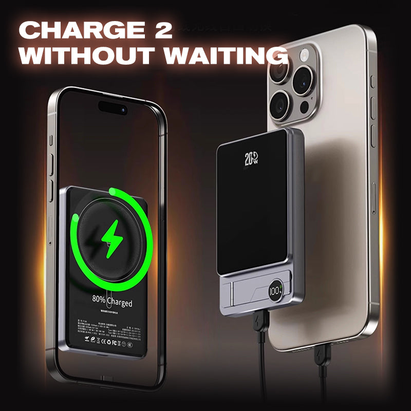 ⏳Time-limited Special⌛ Ultra Thin Magnetic Portable Charger with Stand