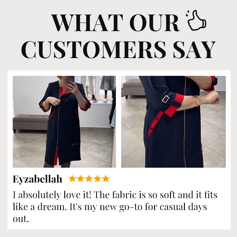 🌸Spring Specials💐 Women’s Fashionable High-end Dress with Side Zipper
