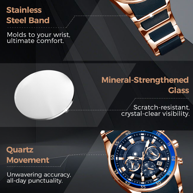 ⏳Time-limited Special⌛Men's Waterproof Multifunctional Quartz Watch