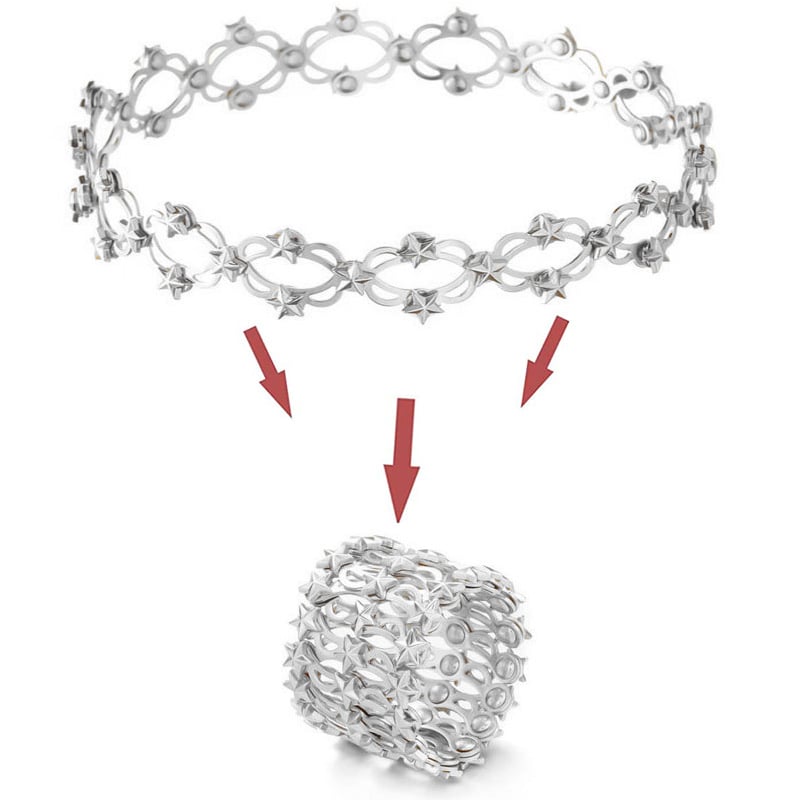 ⏳Time-limited Special⏰Magic 2 in 1 Foldable Ring Bracelet