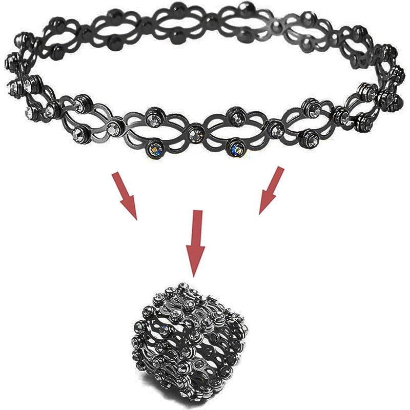 ⏳Time-limited Special⏰Magic 2 in 1 Foldable Ring Bracelet