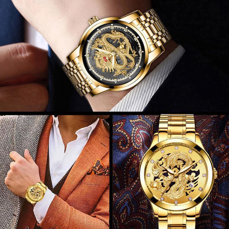 ⏳Time-limited Special⌛Golden Dragon Quartz Men's Watch