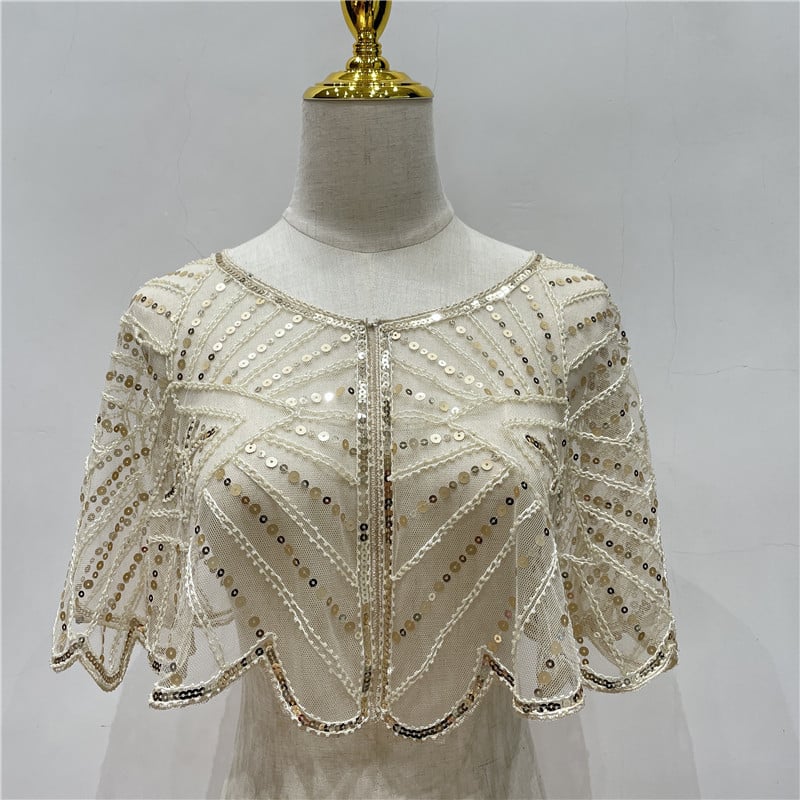 ⏳Time-limited Special⏰ Vintage Lace Beaded Shawl