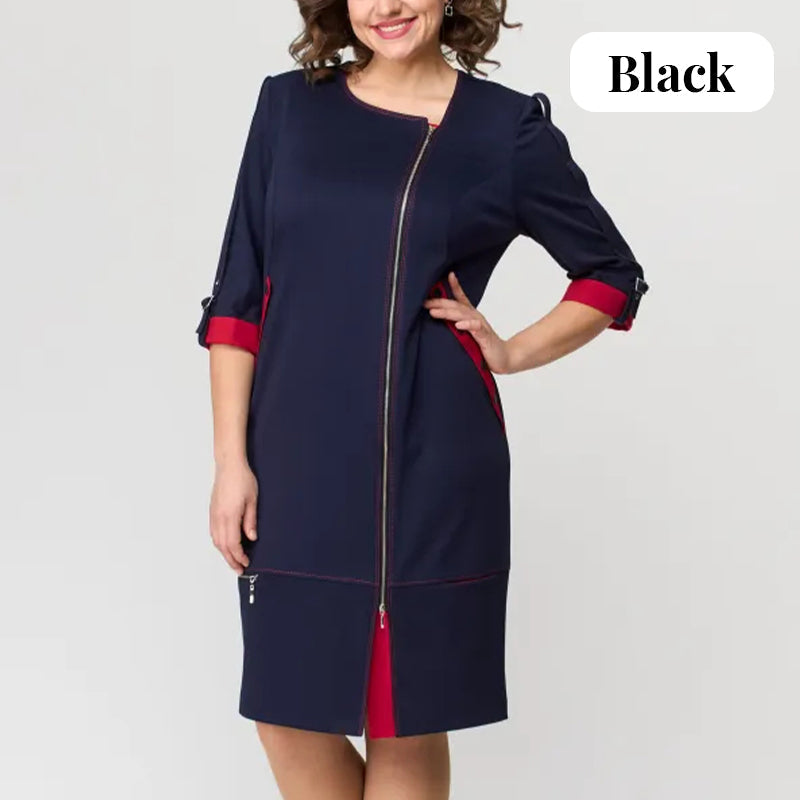 🌸Spring Specials💐 Women’s Fashionable High-end Dress with Side Zipper