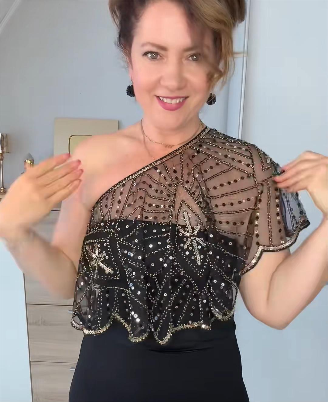 ⏳Time-limited Special⏰ Vintage Lace Beaded Shawl