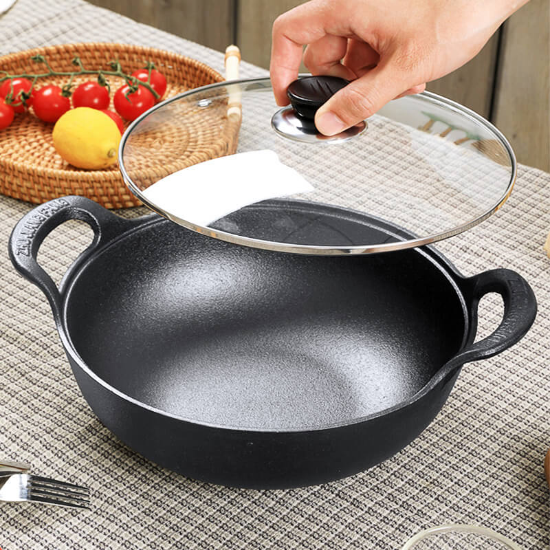 ⏳Time-limited Special⌛Cast Iron Pot Uncoated And Non Stick