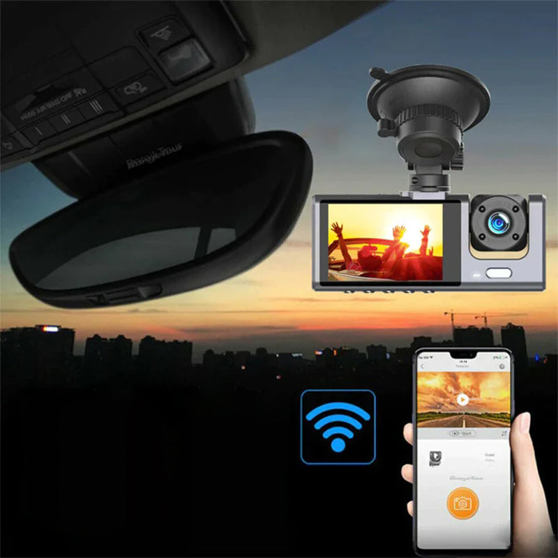 🚗📹 Drive Smarter with Our 170° Wide-Angle Dash Cam – Dual Lens, 1080p Clarity! ✈️ Free Shipping