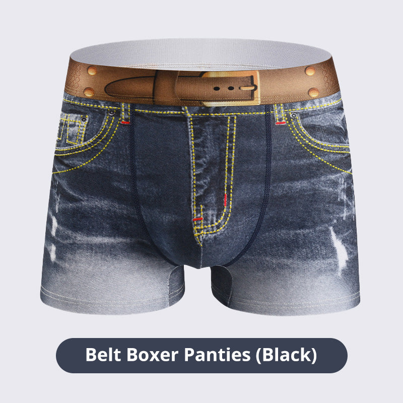 š„2025 HOT SALEš„ Men's Creative Denim Look Underpants
