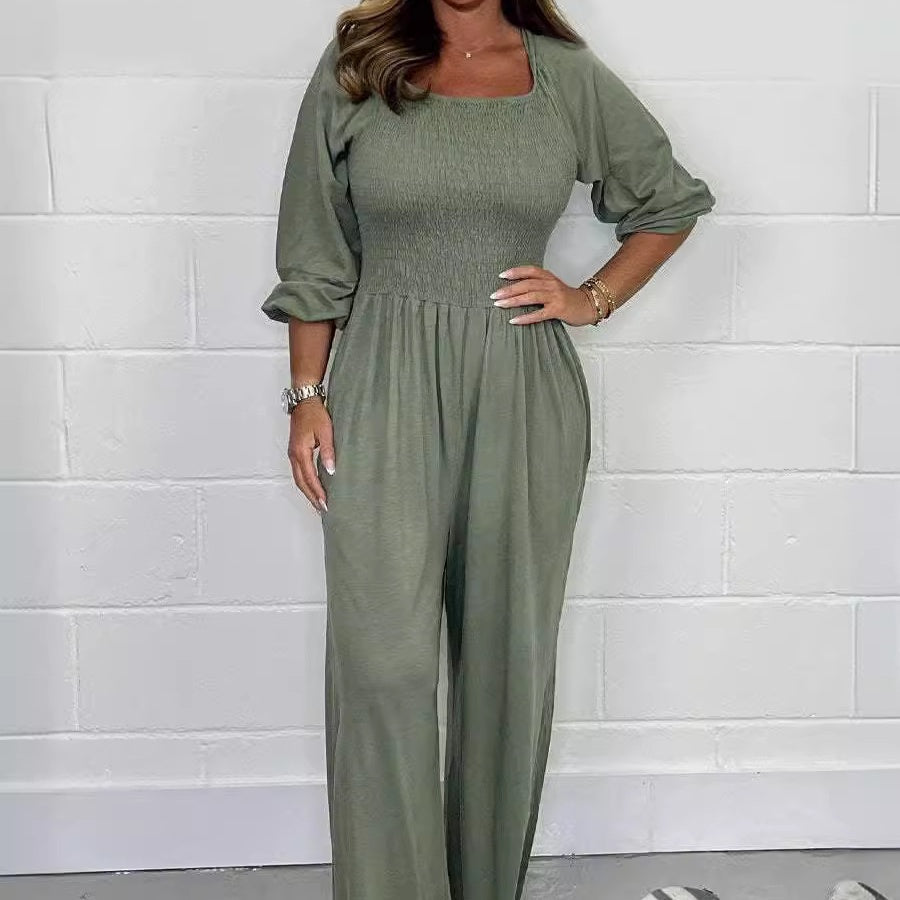 🌸Spring Specials🌸 Women's Elastic Waist Summer Jumpsuit