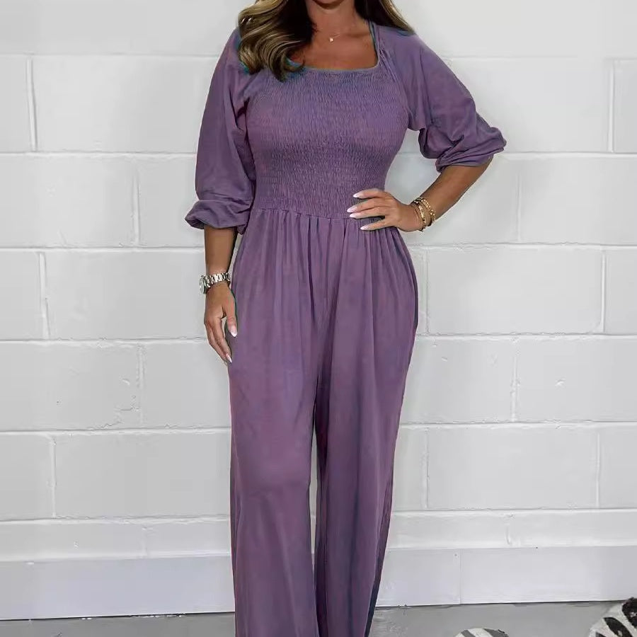 🌸Spring Specials🌸 Women's Elastic Waist Summer Jumpsuit