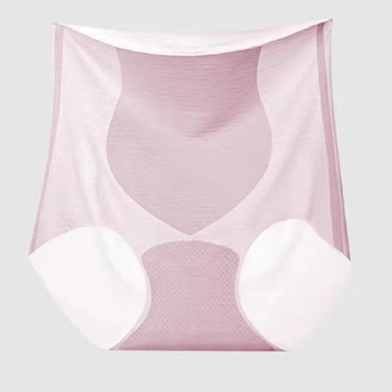 High waisted seamless elastic hip lifting panties