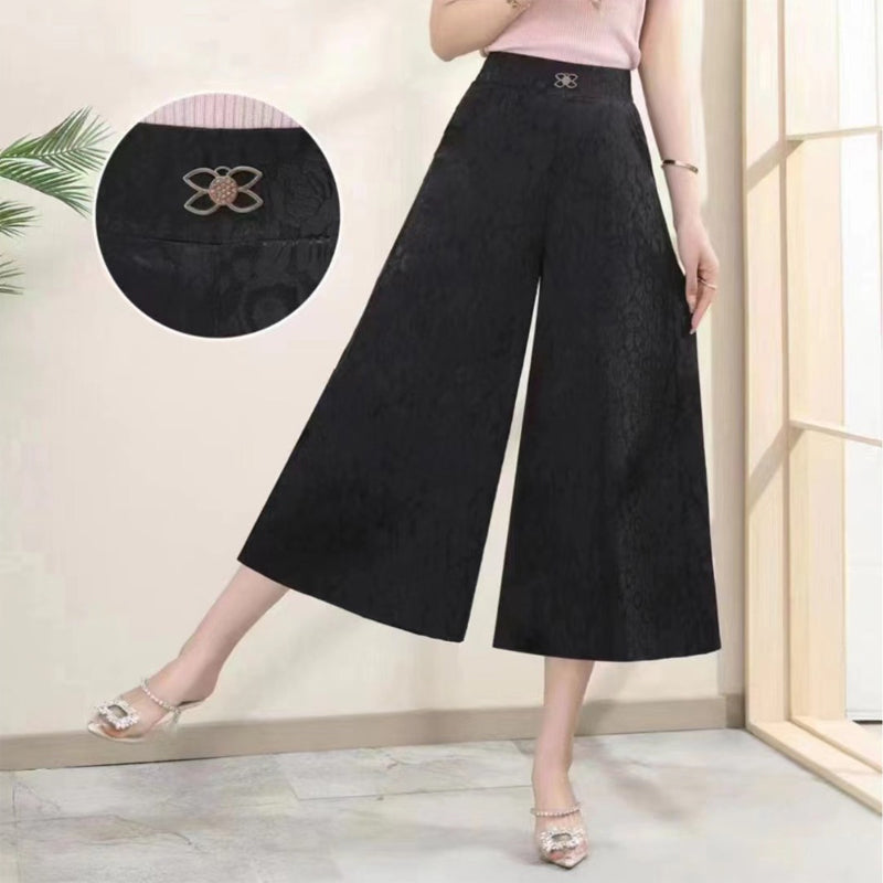 Women's Casual Breathable High Waist Wide Leg Pants spiyle