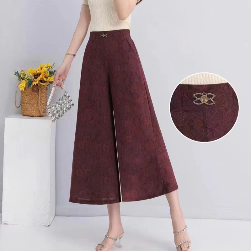 Women's Casual Breathable High Waist Wide Leg Pants spiyle