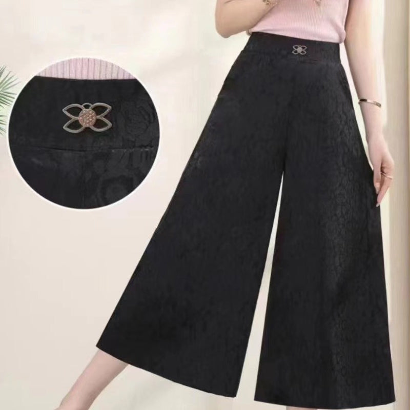 Women's Casual Breathable High Waist Wide Leg Pants spiyle
