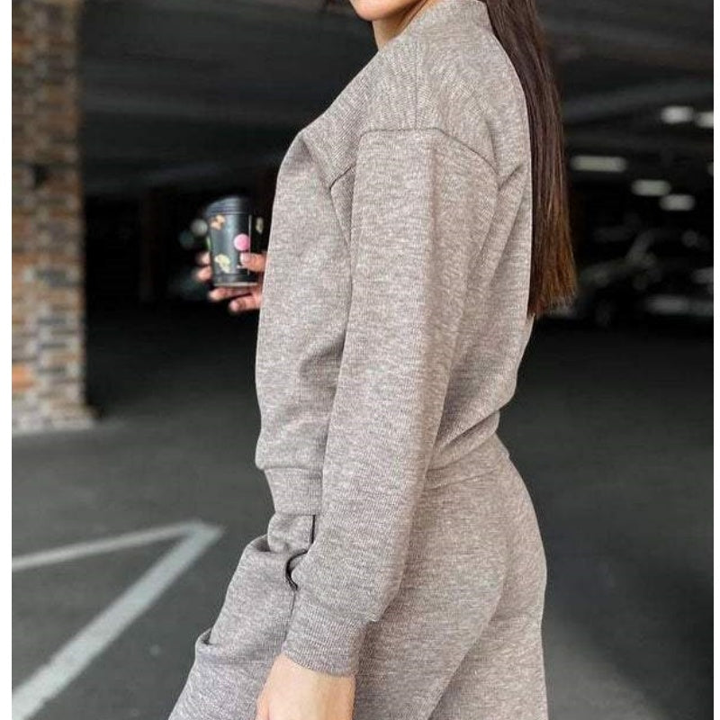 🎁 free shipping🔥Women's Knitted Buttoned Jacket and Pants Two-piece Set