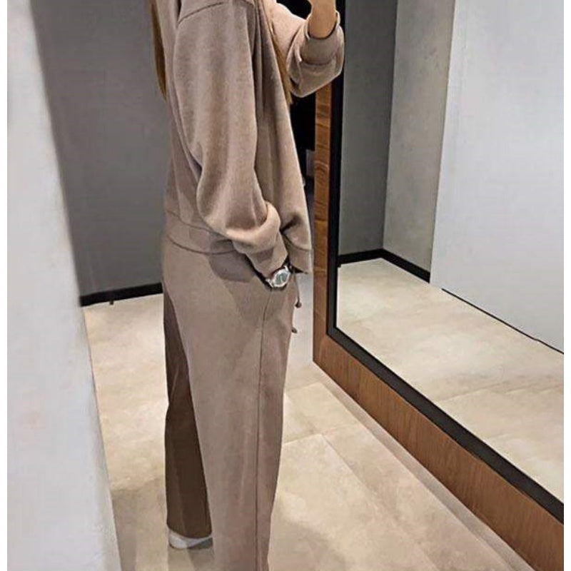 🎁 free shipping🔥Women's Knitted Buttoned Jacket and Pants Two-piece Set