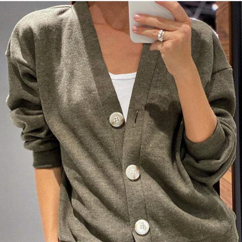 🎁 free shipping🔥Women's Knitted Buttoned Jacket and Pants Two-piece Set