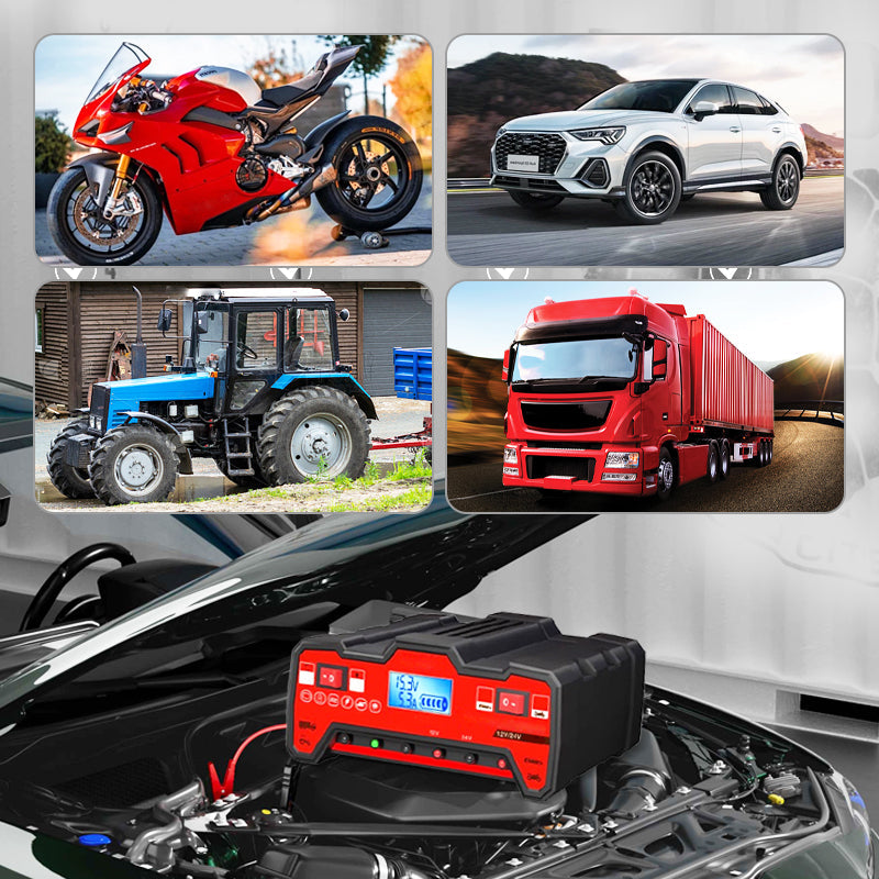 ⏳Time-limited Special⏰Automotive Intelligent Pulse Repair Battery Charger🚗