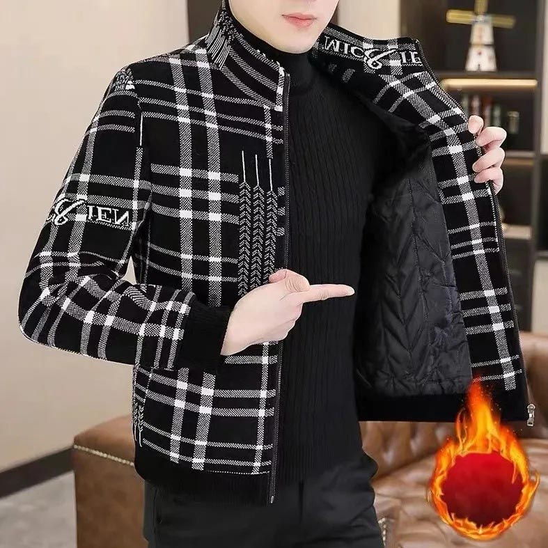 🍂Fall Specials🍂 Men’s Stylish Padded Thick Tweed Jacket