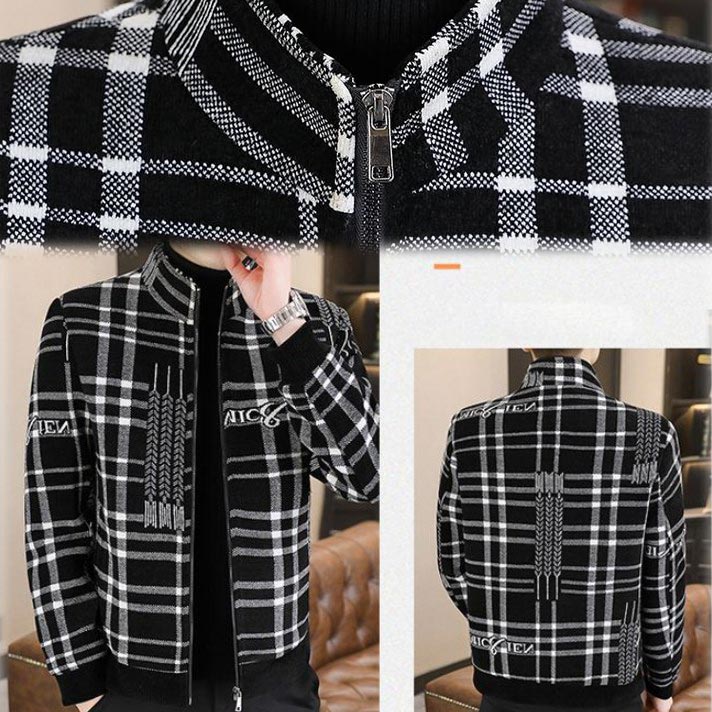 🍂Fall Specials🍂 Men’s Stylish Padded Thick Tweed Jacket
