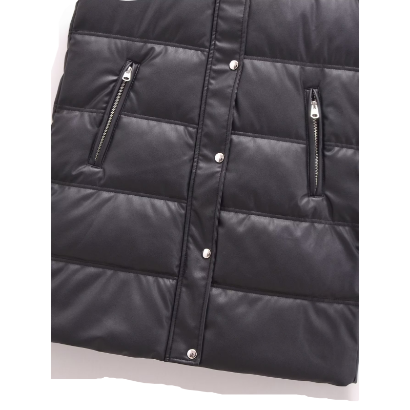 ❄️Winter Specials❄️Warm PU Leather Long Hooded Vest
