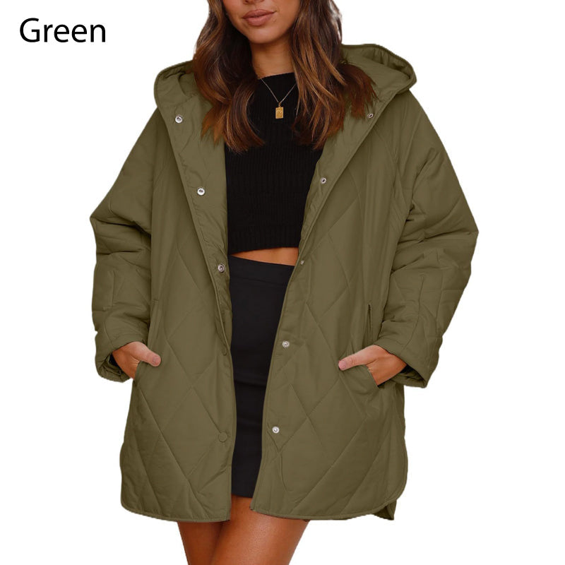 ❄️Winter Specials❄️Trendy Lightweight Hooded Quilted Jacket