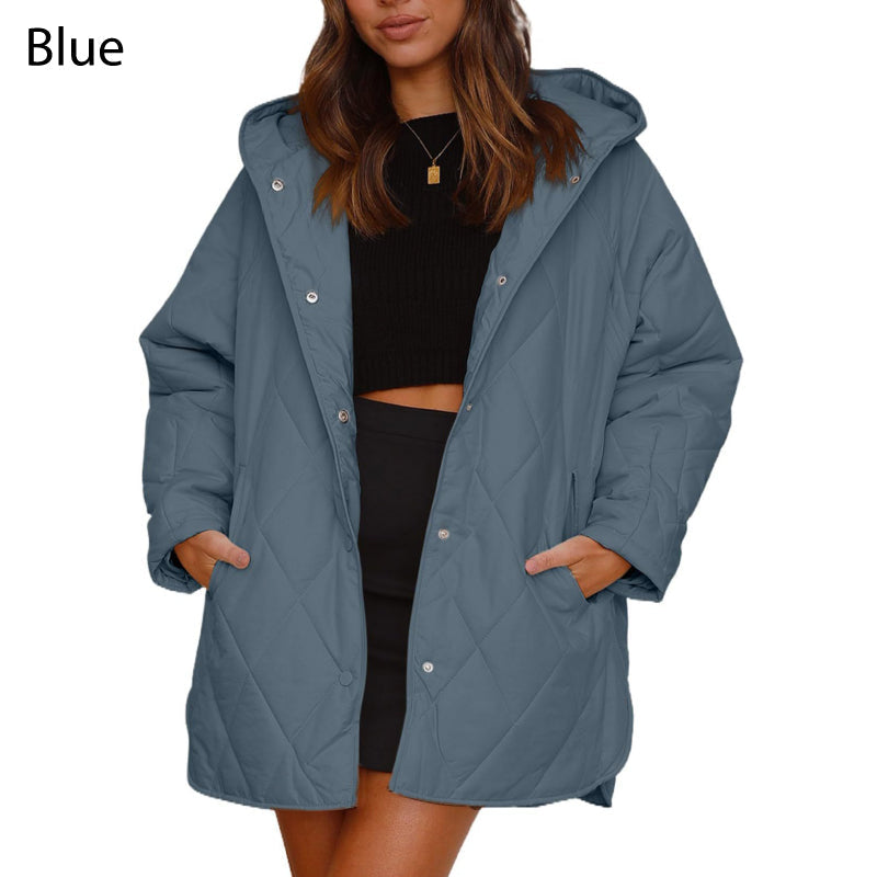 ❄️Winter Specials❄️Trendy Lightweight Hooded Quilted Jacket