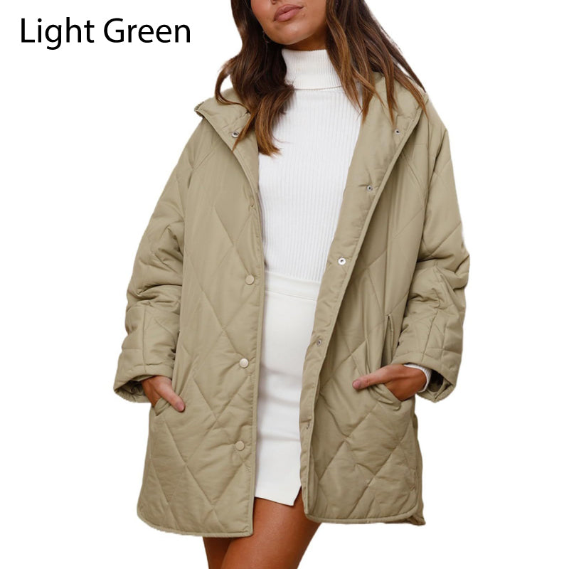 ❄️Winter Specials❄️Trendy Lightweight Hooded Quilted Jacket