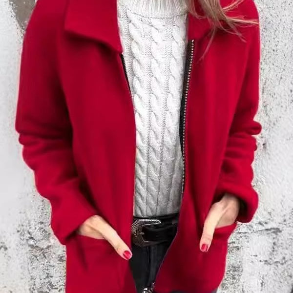 ❄️Winter Specials❄️Women's Knitted Zipper Coat With Pockets