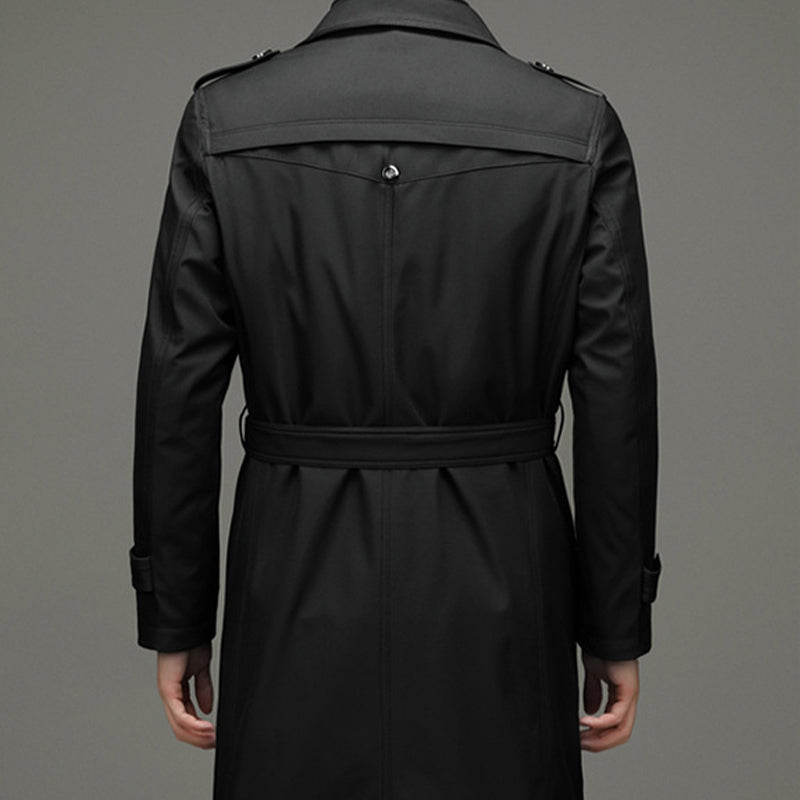 š
Pre-Xmas SpecialsšMen's Casual Zippered Lapel Trench Coat with Detachable Liner