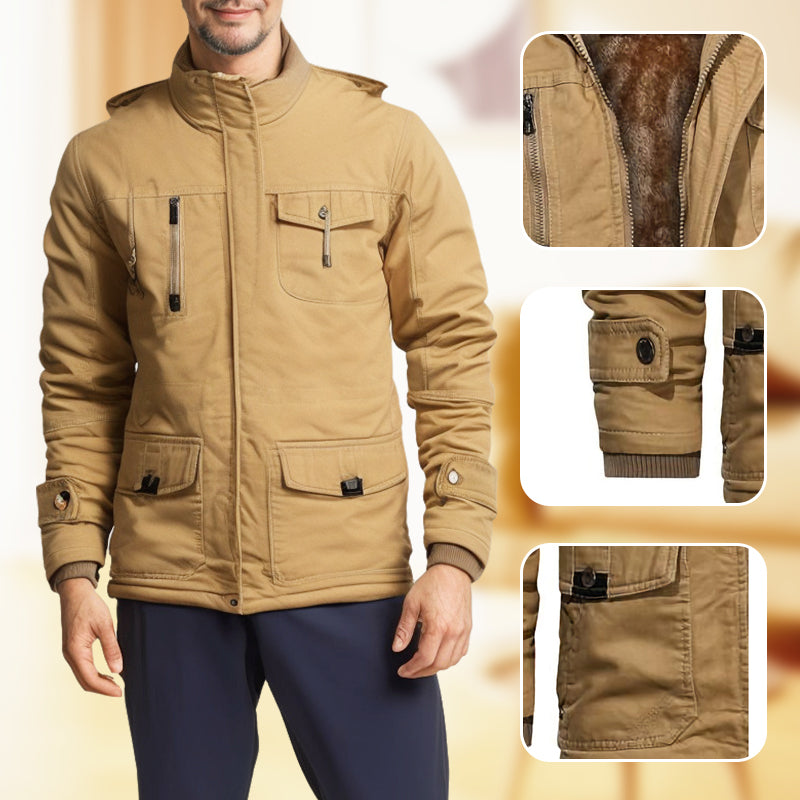 ❄️Winter Specials❄️Men’s Winter Cargo Jacket with Hood