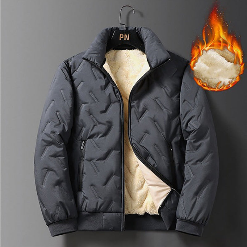 ❄️Winter-Specials❄️Men's Quilted Winter Jacket with Faux Fleece Lining