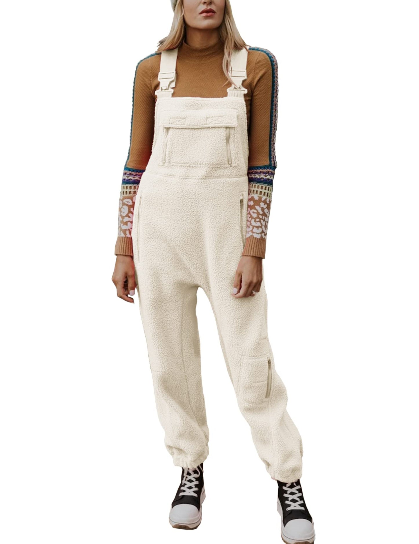 ❄️Winter Specials❄️Women's Warm Overalls Loose Casual Jumpsuits