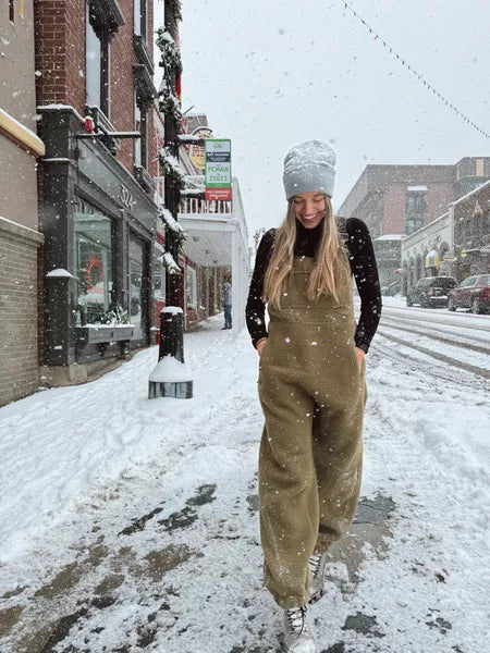 ❄️Winter Specials❄️Women's Warm Overalls Loose Casual Jumpsuits