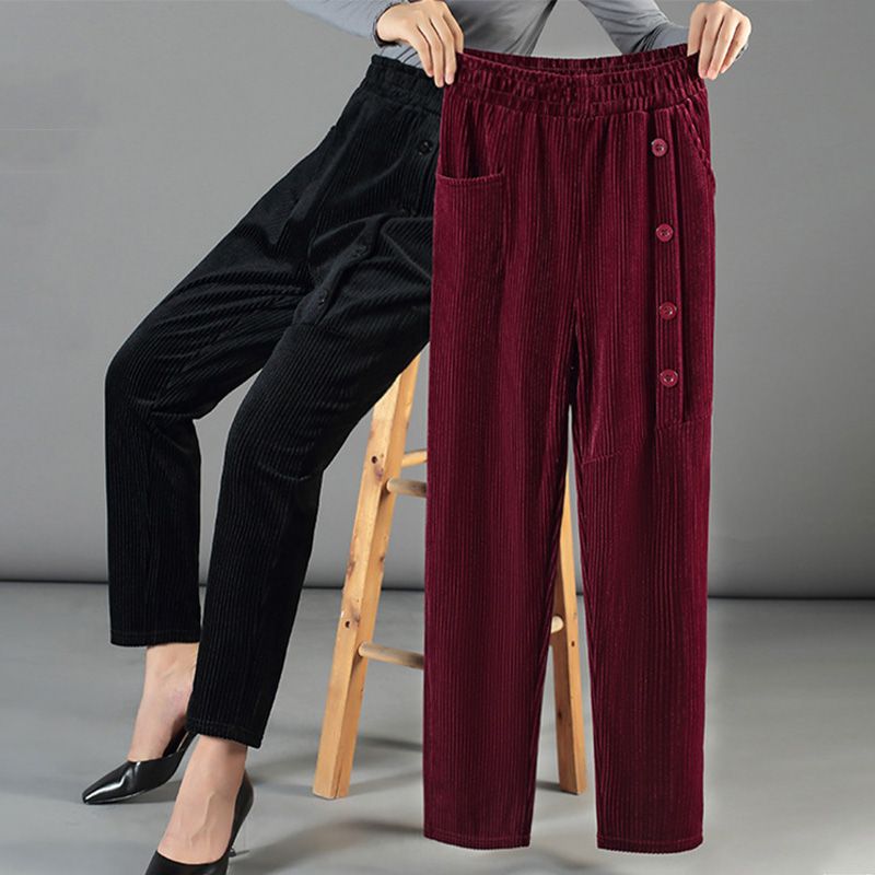 ❄️Winter Specials❄️Women's High Waist Corduroy Warm Pants