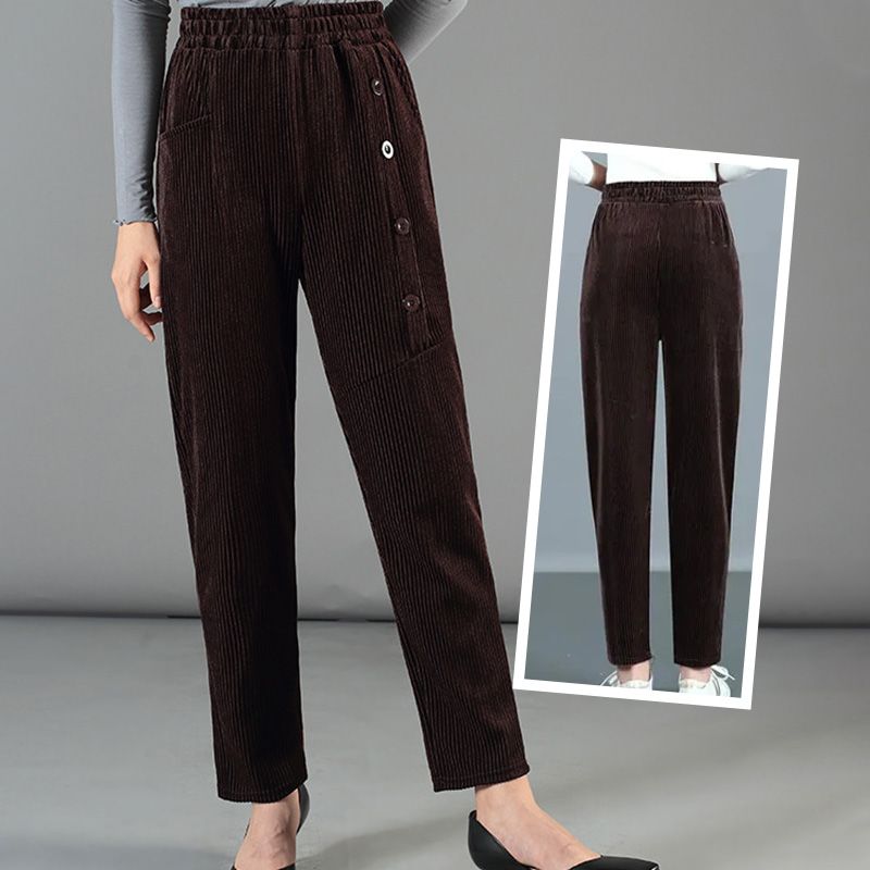 ❄️Winter Specials❄️Women's High Waist Corduroy Warm Pants