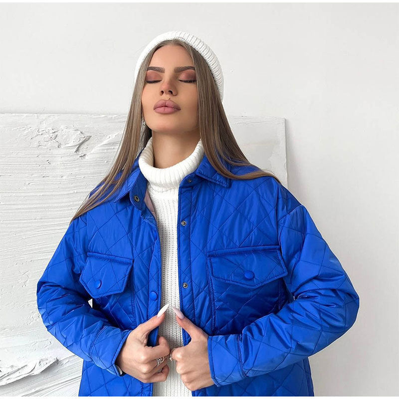 ❄️Winter-Specials❄️Women's Quilted Lightweight Insulation Jacket with Belt