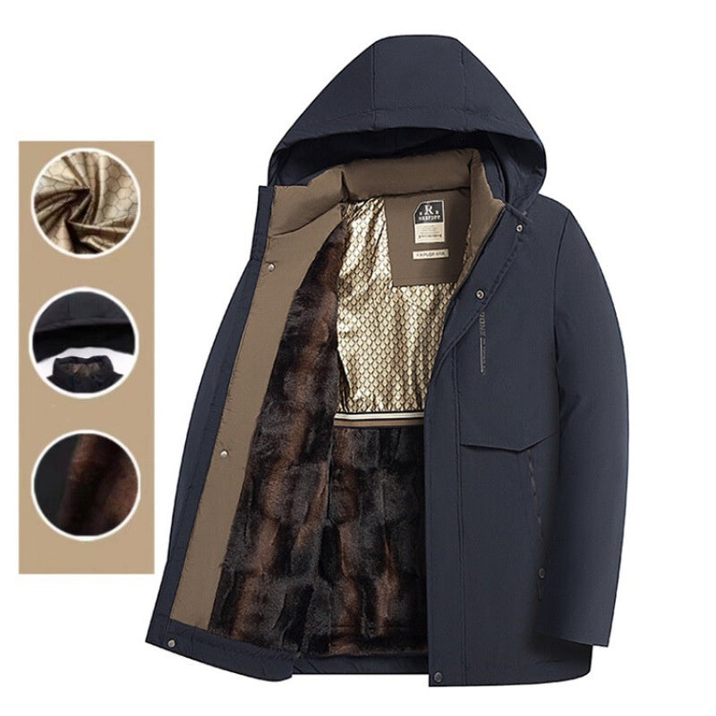 ❄️Winter Specials❄️ Men’s Winter Thermal Thick Hooded Parka Coat
