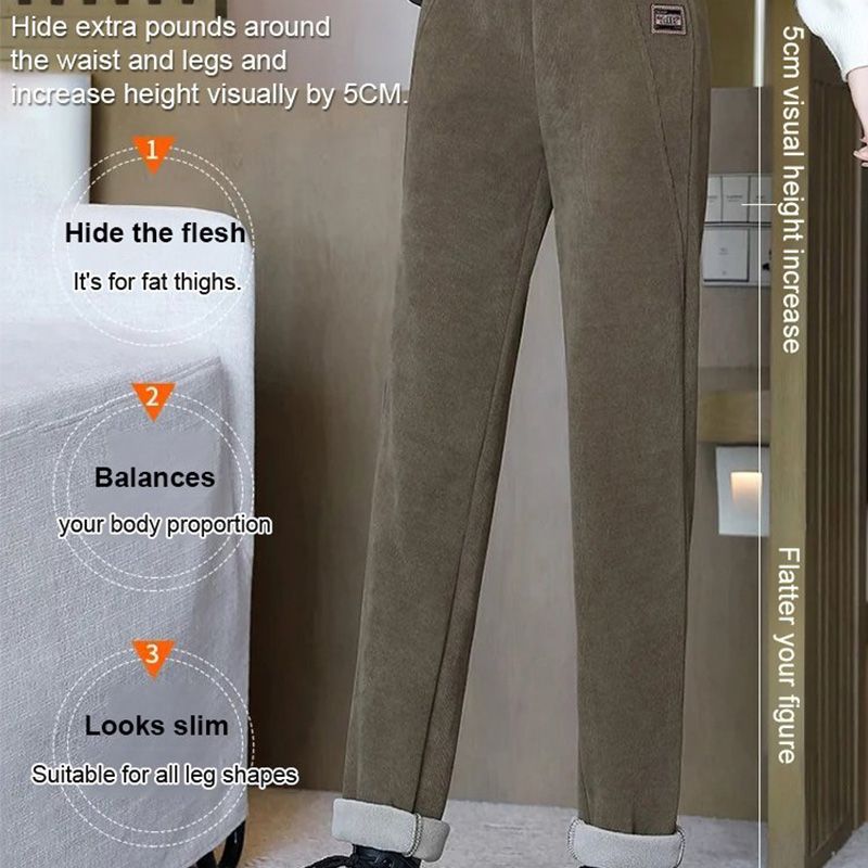 🔥2025 HOT SALE🔥 Women's High-waist Warm Fleece-lined Pants